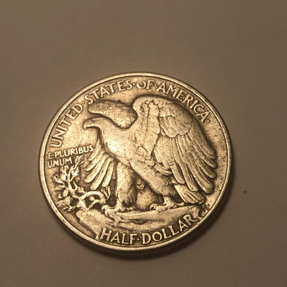1944 Liberty Walking Half Dollar Silver Coin - Picture 4 of 5